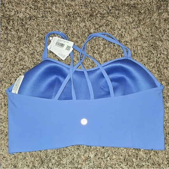 Lululemon Nwts Like A Cloud LongLine Bra 12 B/C Ribbed WLIN - Picture 5 of 11